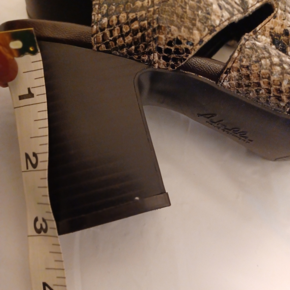 Thick Chunky Heel Sandals - Picture 8 of 12